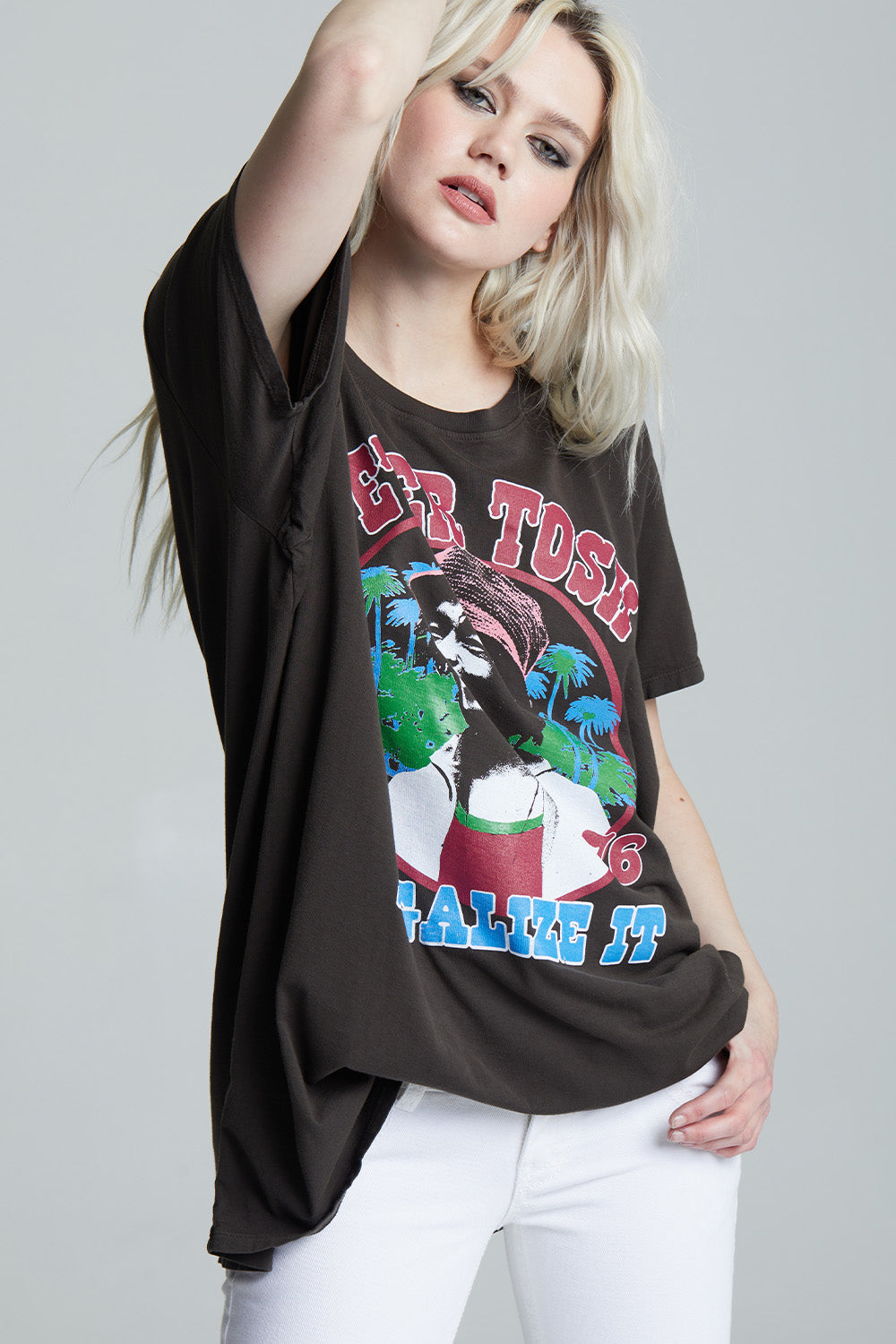 Peter Tosh Vintage-Style One Size Reggae Graphic Tee