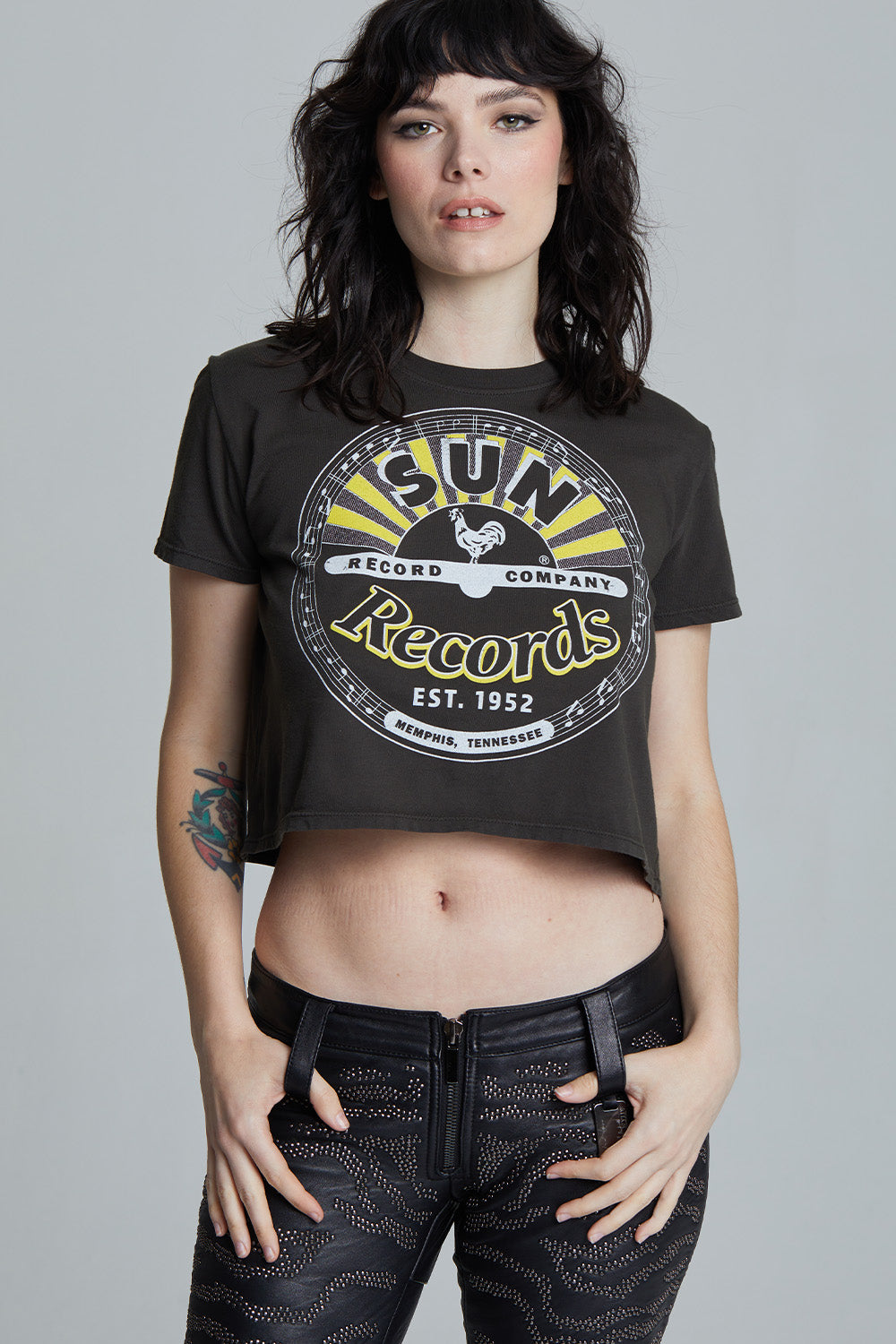 Sun Records Rock 'N Roll Crop Tee