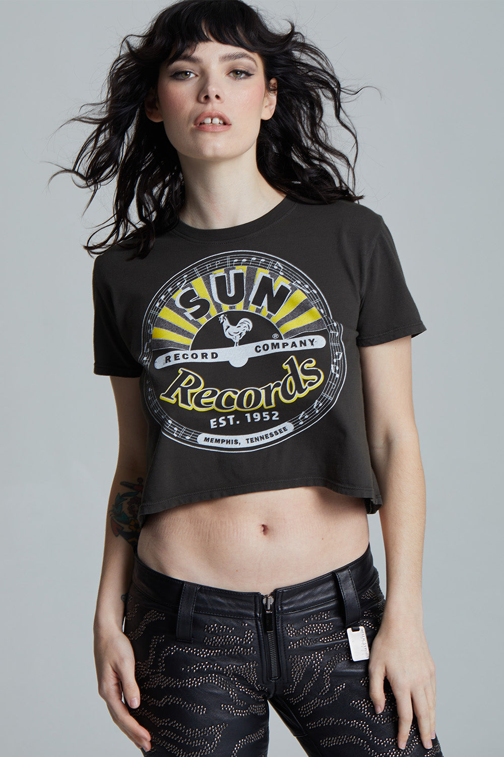 Sun Records Rock 'N Roll Crop Tee