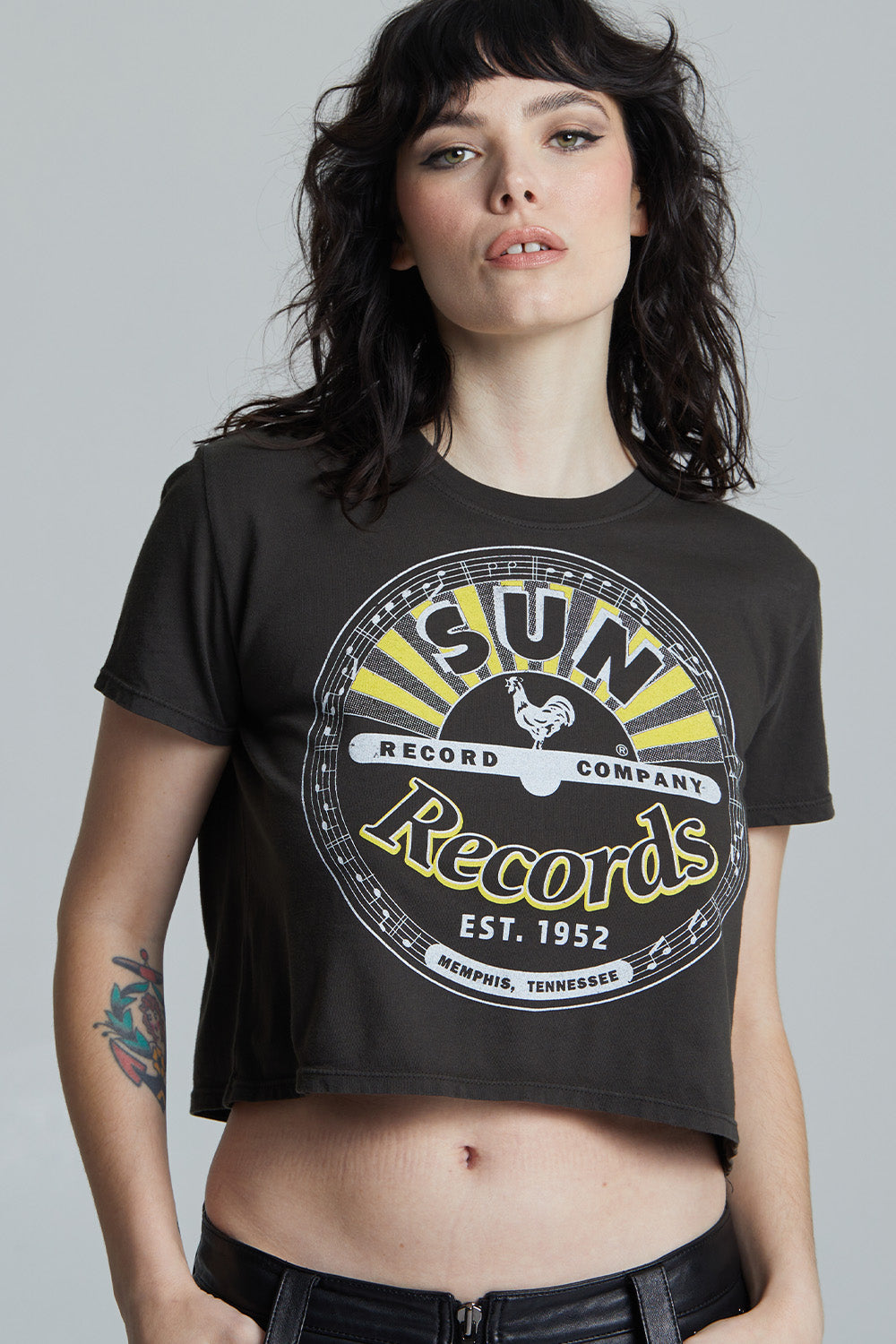 Sun Records Rock 'N Roll Crop Tee