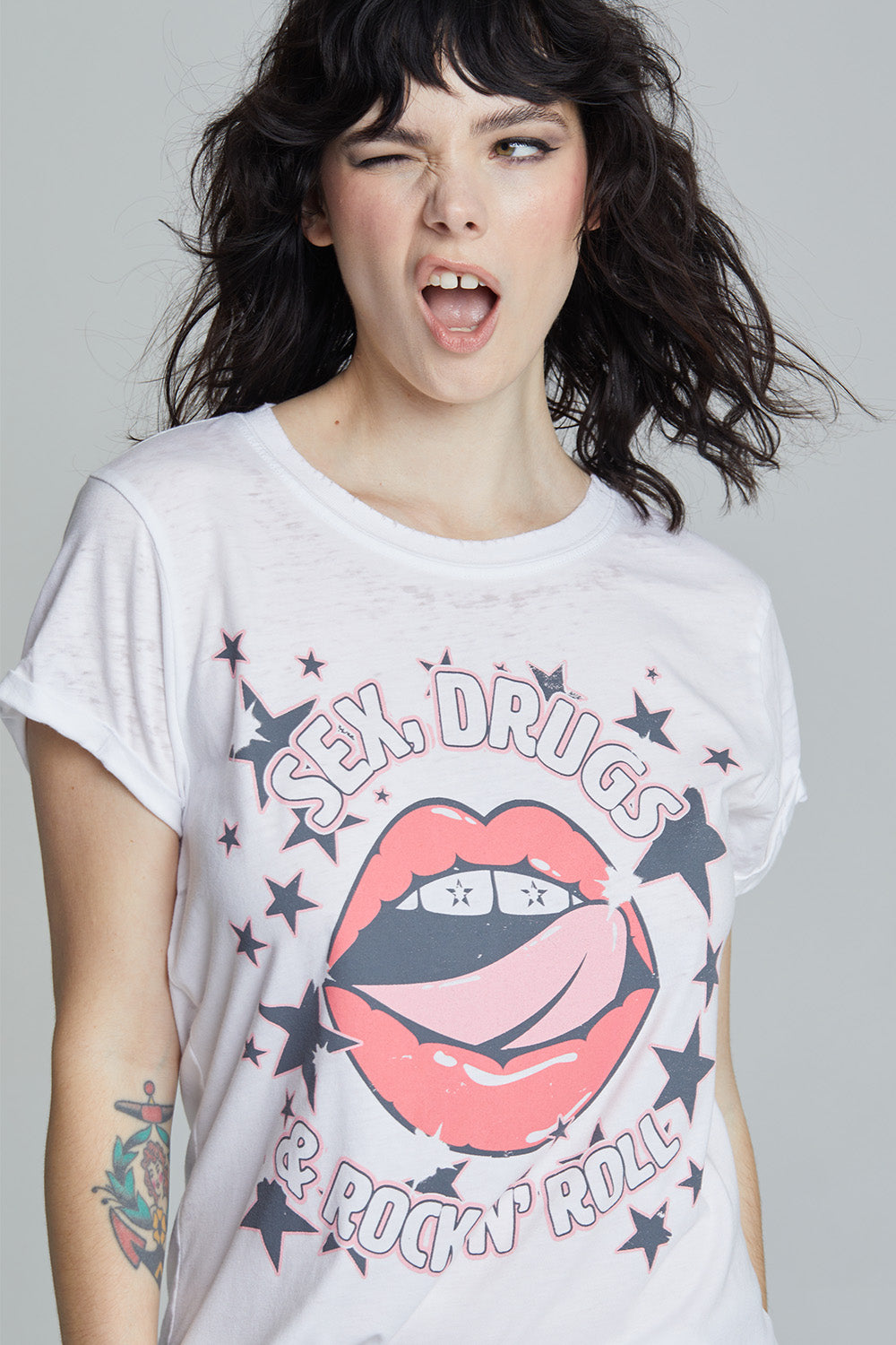 Rock ‘N’ Roll Lips Tee