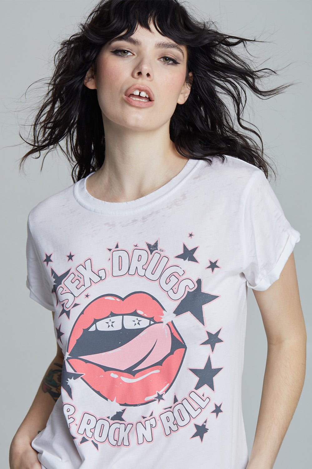 Rock ‘N’ Roll Lips Tee