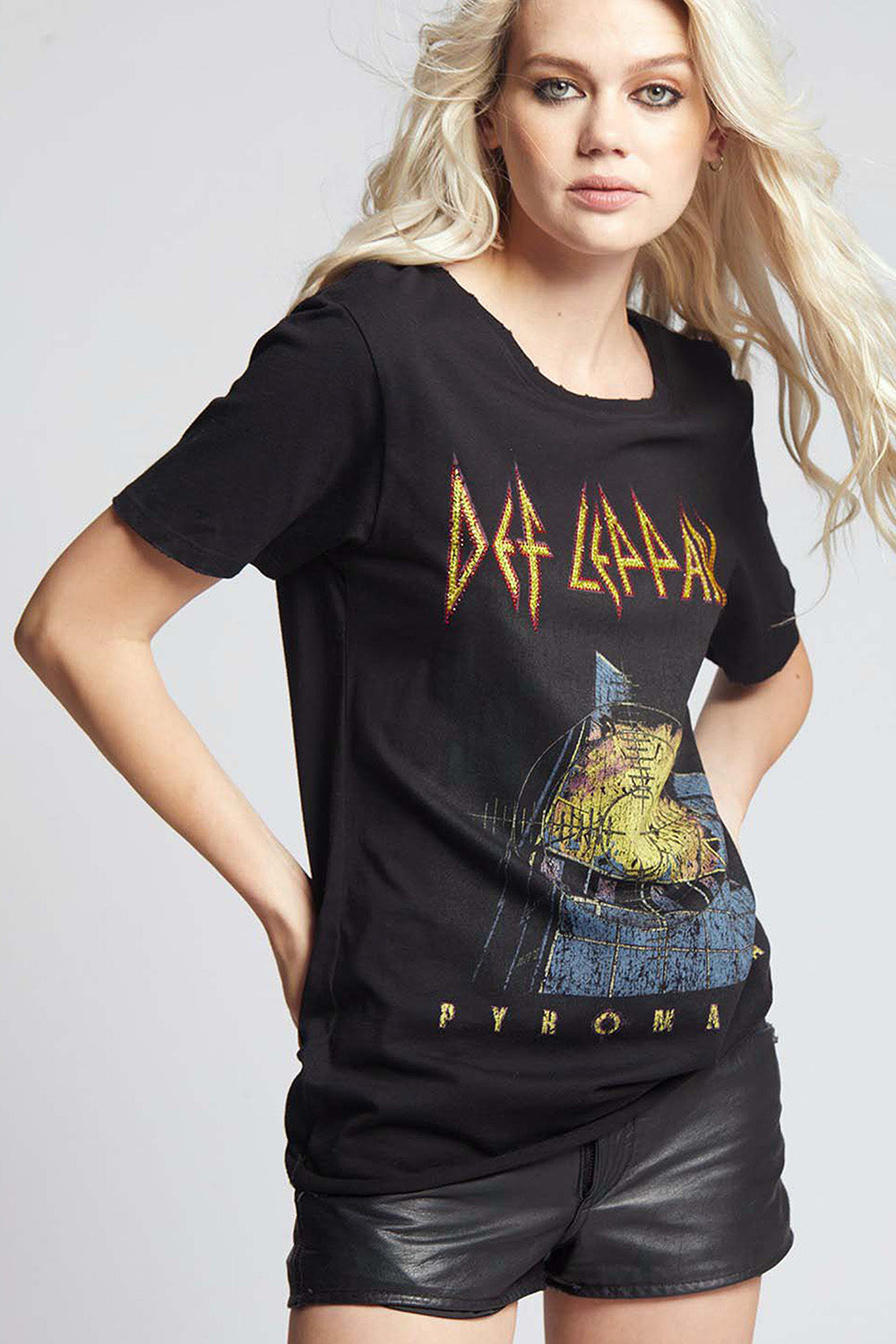 Def Leppard Pyromania Crystal Album Tee