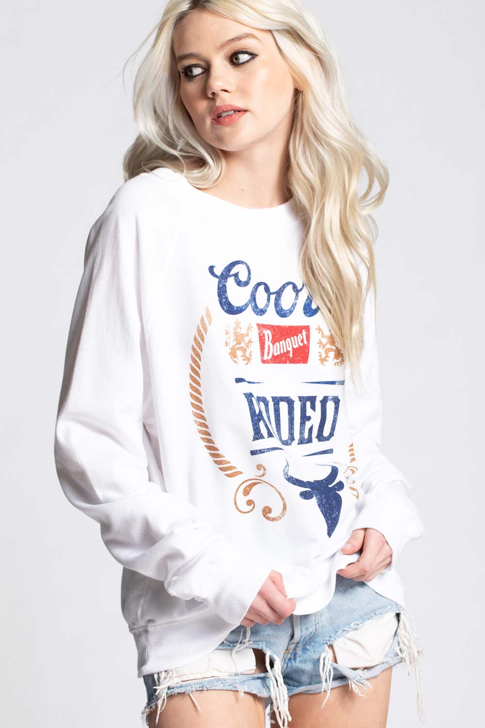Coors Banquet Original Design Oversized Sweatshirt