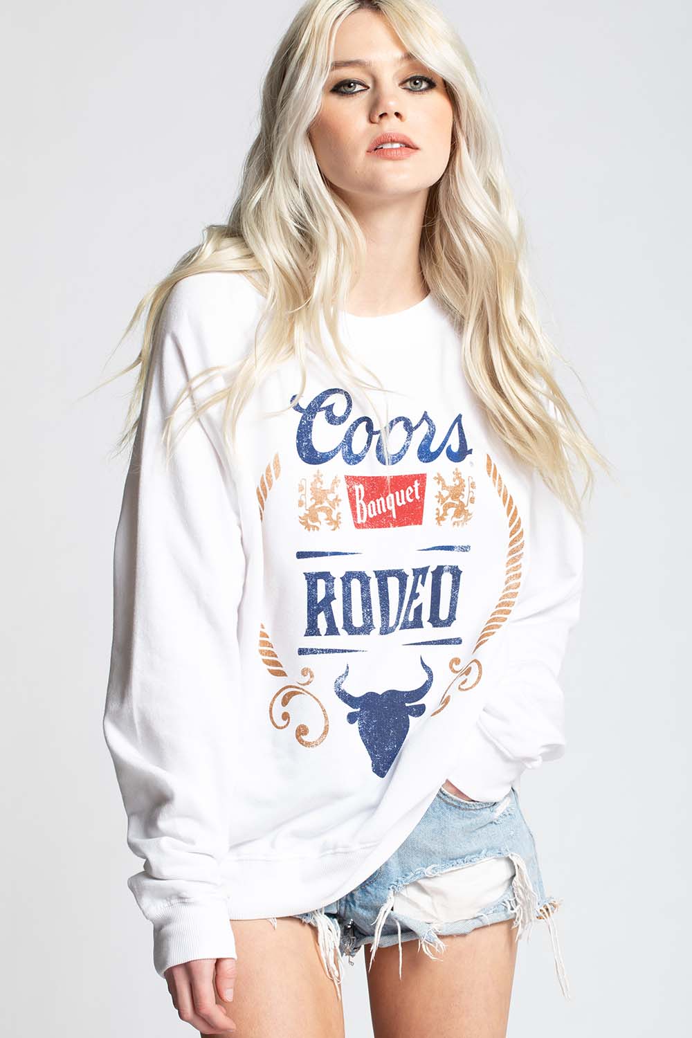 Coors Banquet Original Design Oversized Sweatshirt