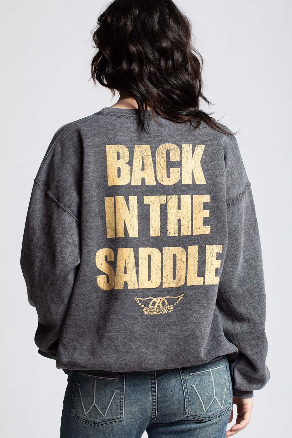 Aerosmith Back In The Saddle Slim Fit Graphic Sweatshirt