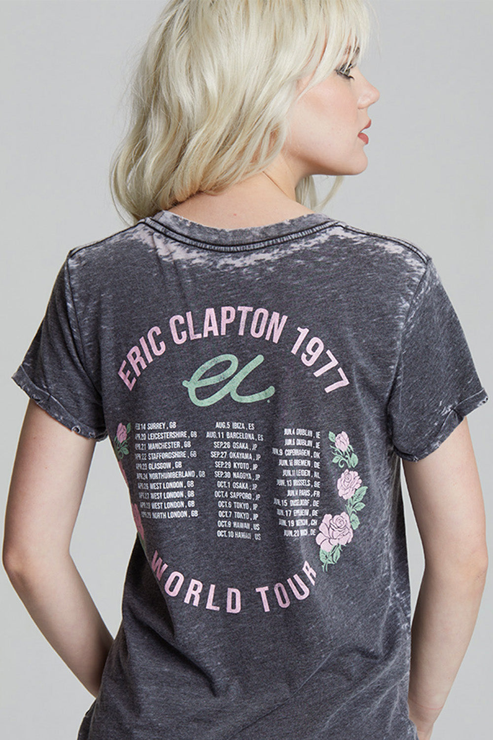 Eric Clapton 1977 World Tour Vintage Graphic Tee