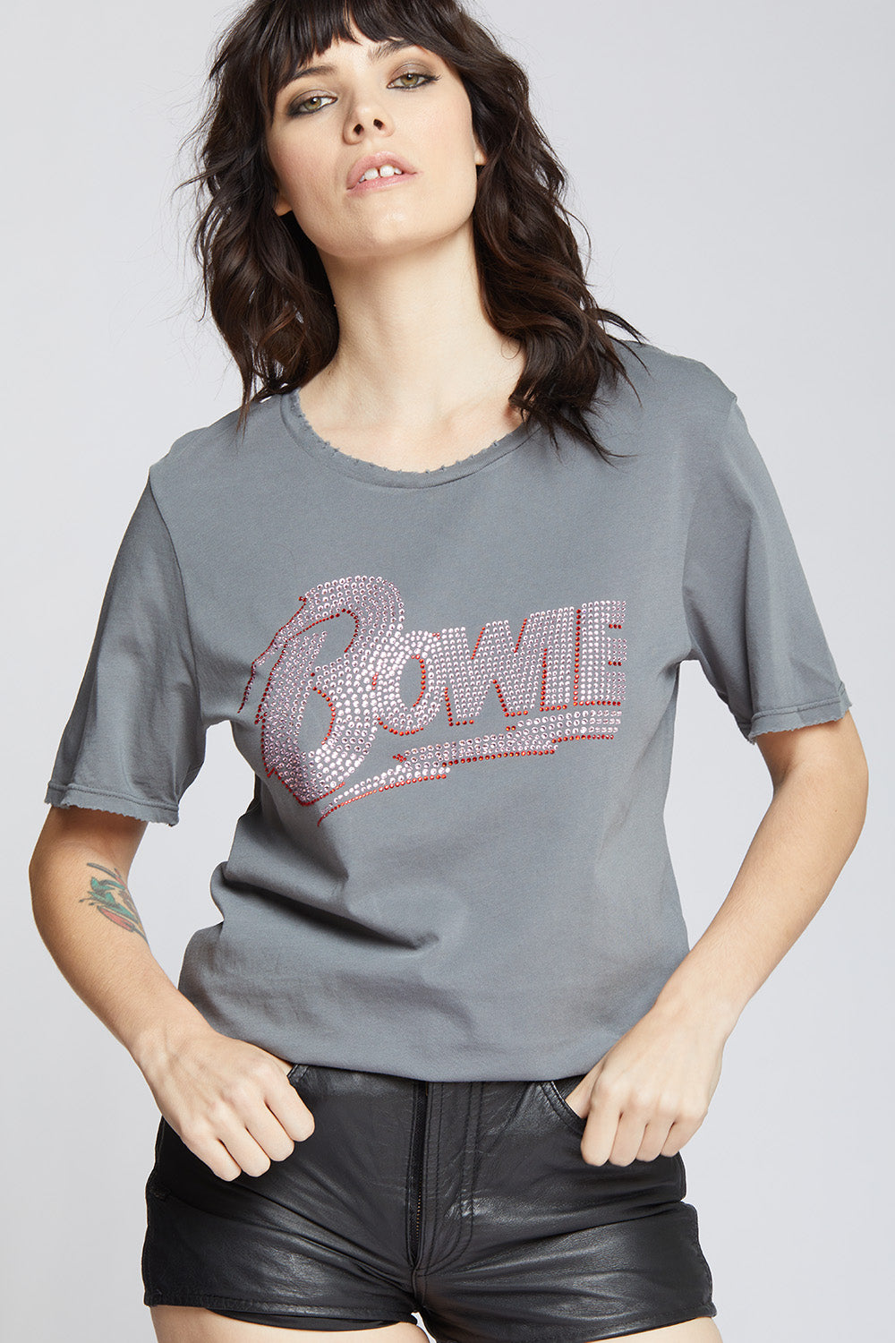 Bowie Bolt Crystal Tee