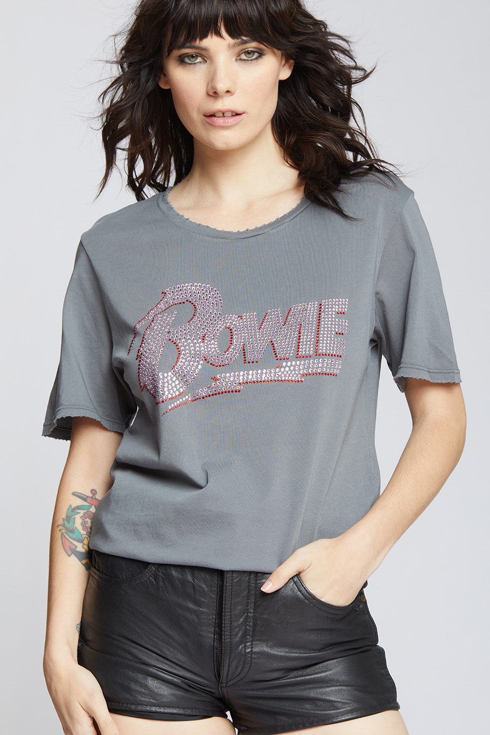 Bowie Bolt Crystal Tee