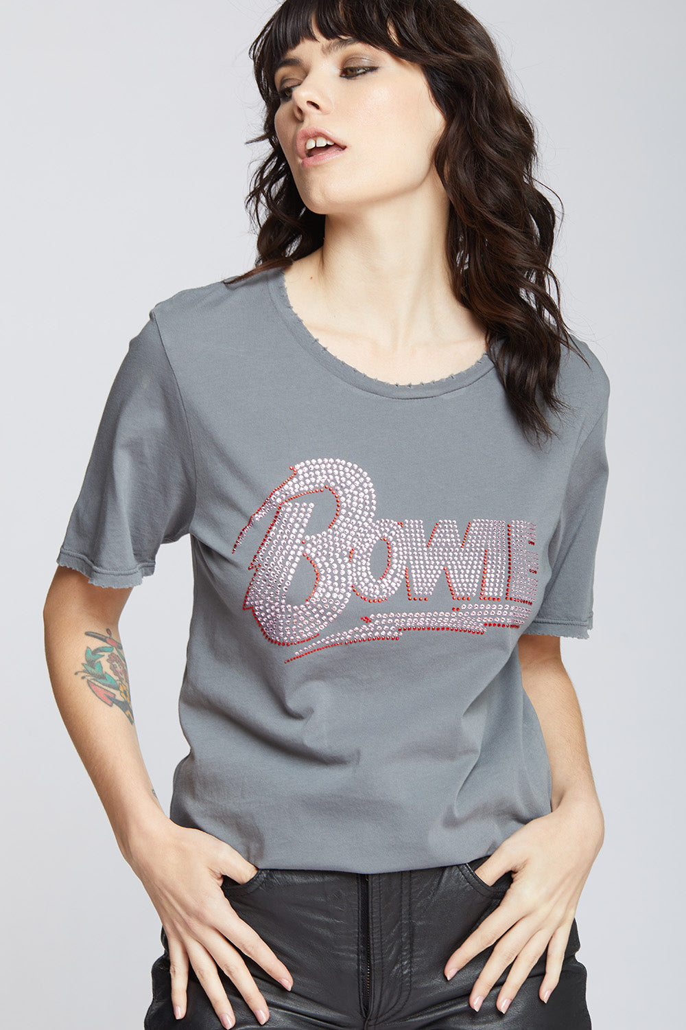 Bowie Bolt Crystal Tee