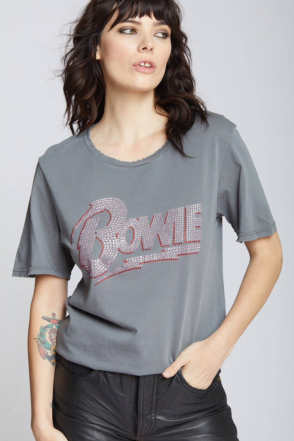 Bowie Bolt Crystal Tee