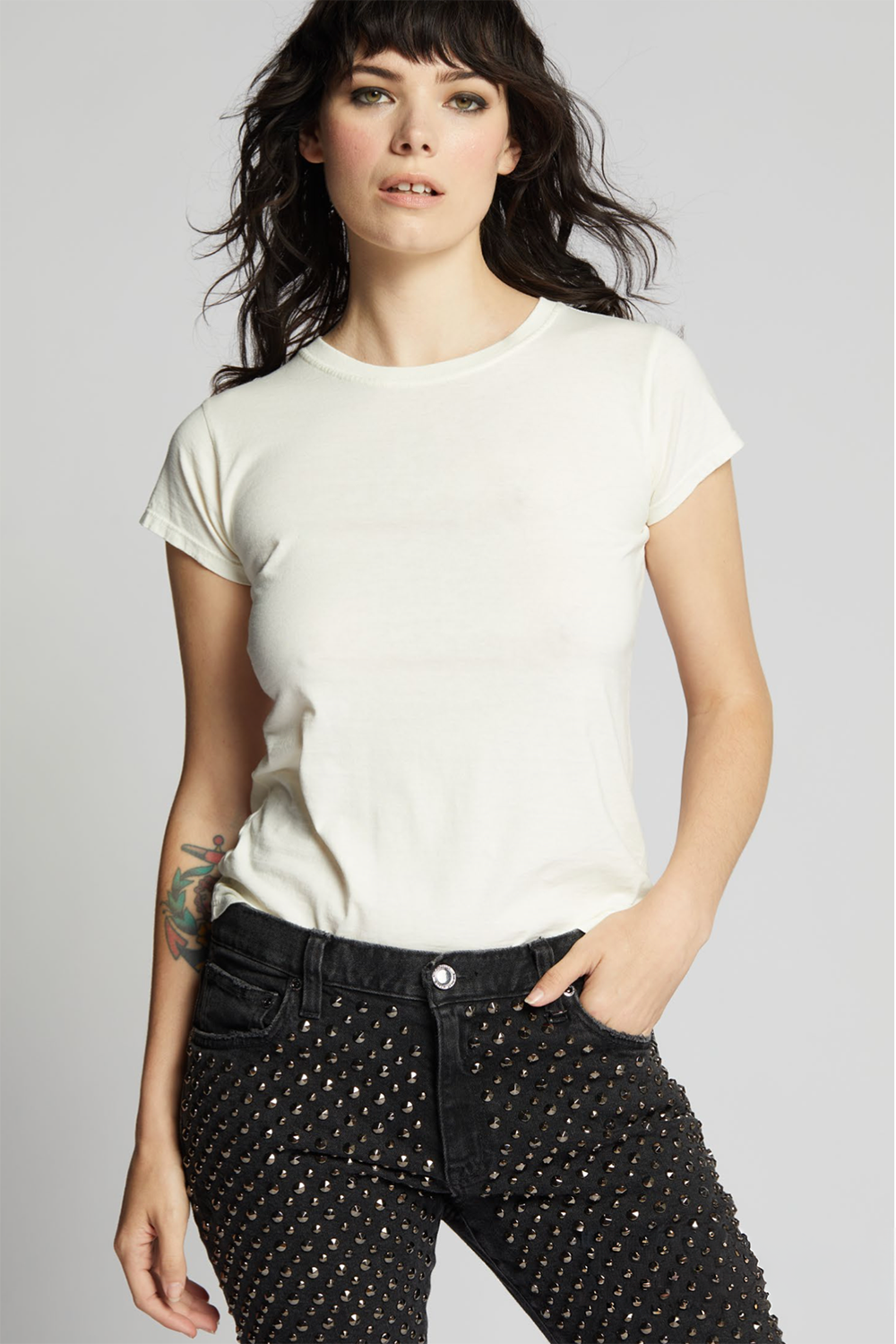 Classic Plain Pearl Baby Tee