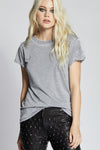 Steel Gray Distressed Tee