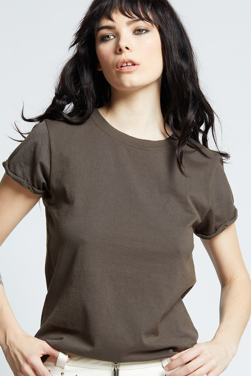 Vintage Black Fitted Tee