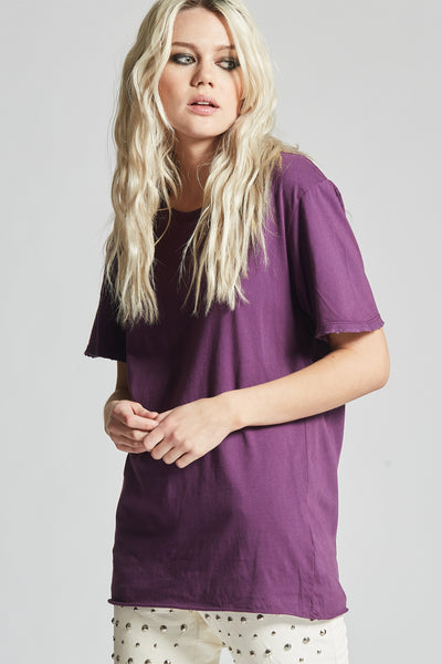 Eggplant Boyfriend Tee