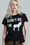 Don't Be A "Donkey" Black Tee