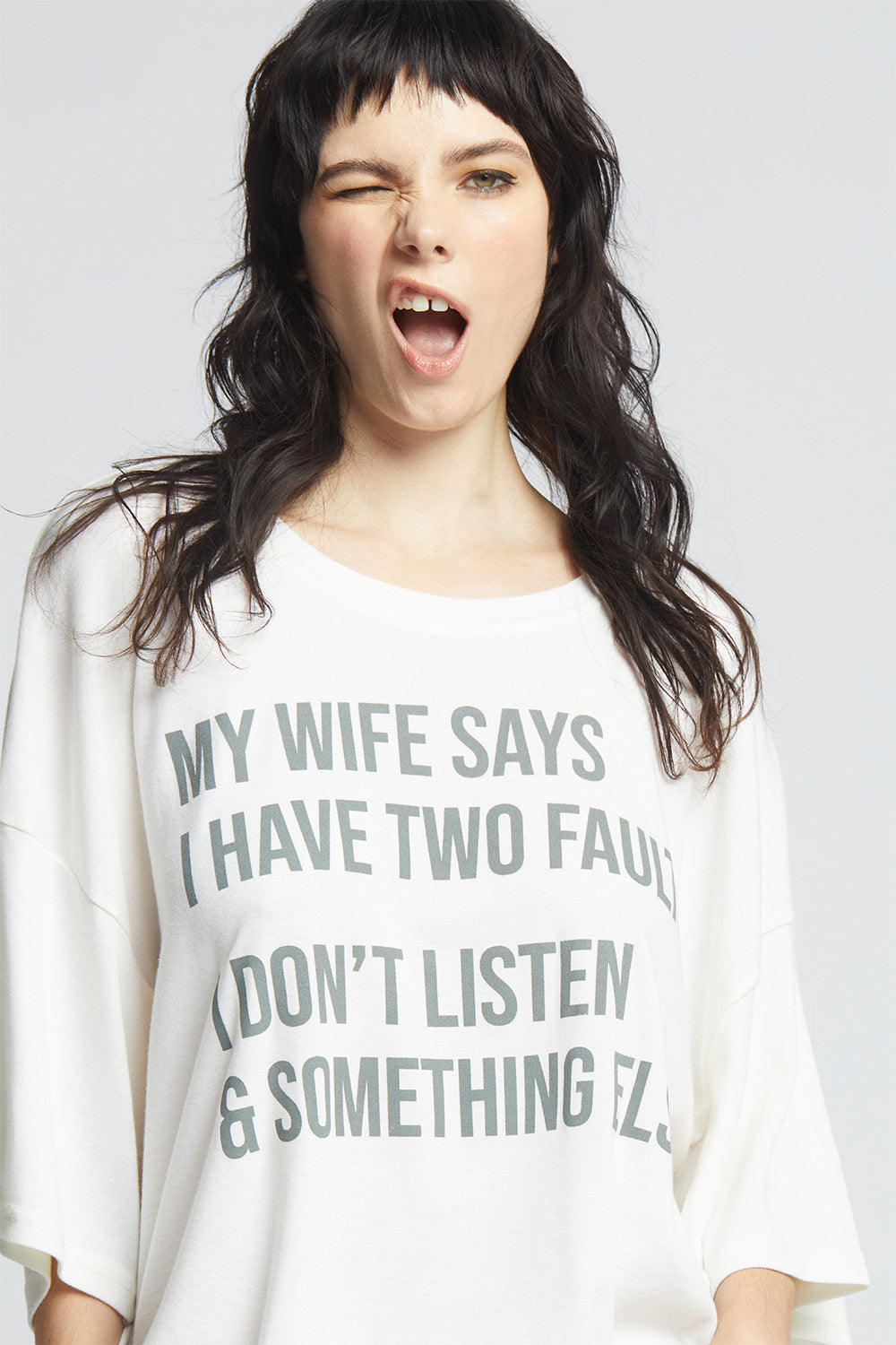 My Wife Says I Have Two Faults Tee