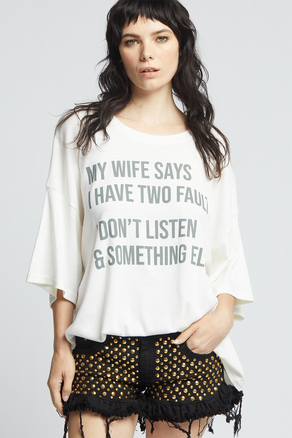 My Wife Says I Have Two Faults Tee