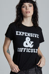 Expensive & Difficult Black Tee