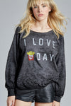 I Love Fry-Day Pull Over Sweatshirt