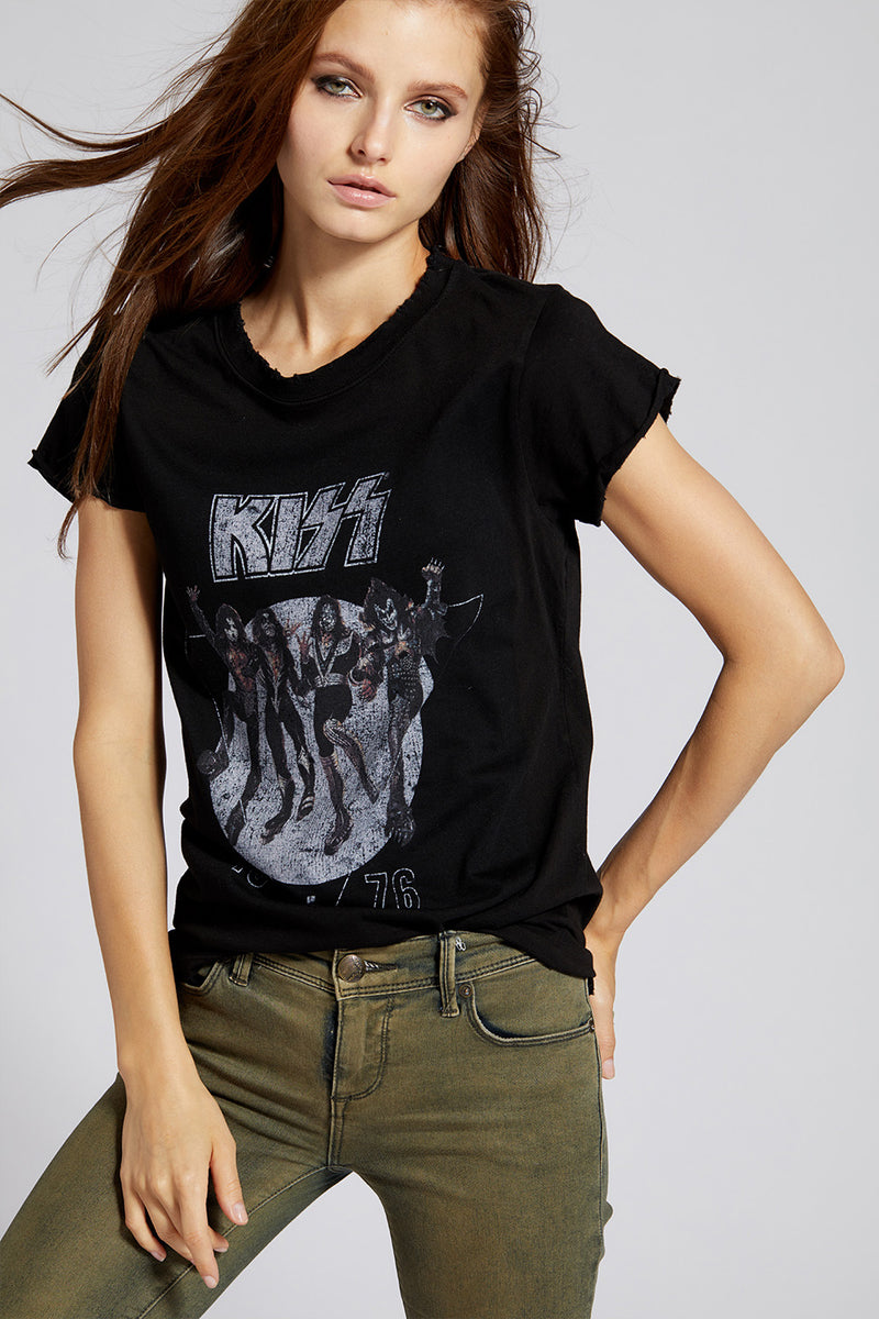 (ARCHIVE) KISS 1976 Roll Up Tee