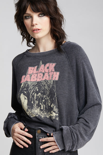 Black Sabbath Cropped Sweatshirt