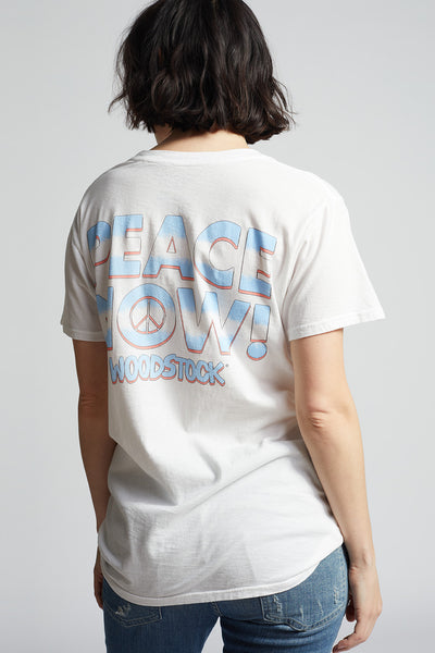 Woodstock Peace Now Tee