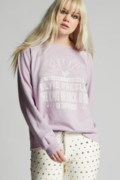 Sun Records X Elvis Presley King of Rock Sweatshirt