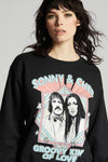 Sonny & Cher Groovy Fitted Sweatshirt