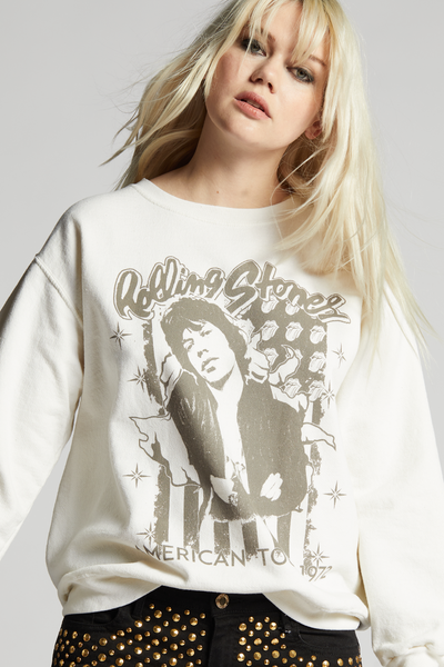 The Rolling Stones Vintage Fitted Sweatshirt