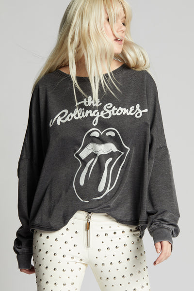 The Rolling Stones Classic Logo One Size Sweatshirt