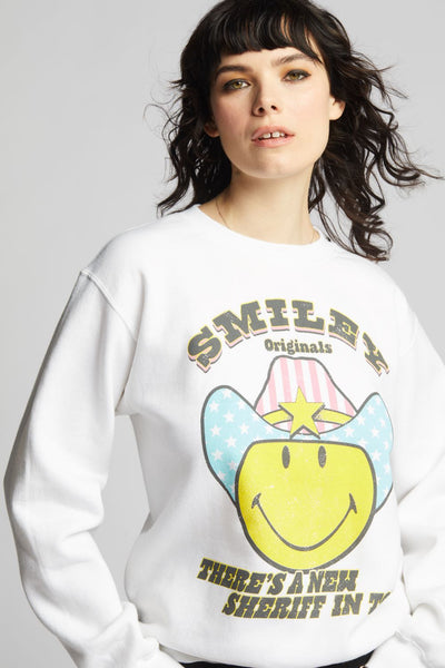 Smiley New Sheriff In Town Sweatshirt