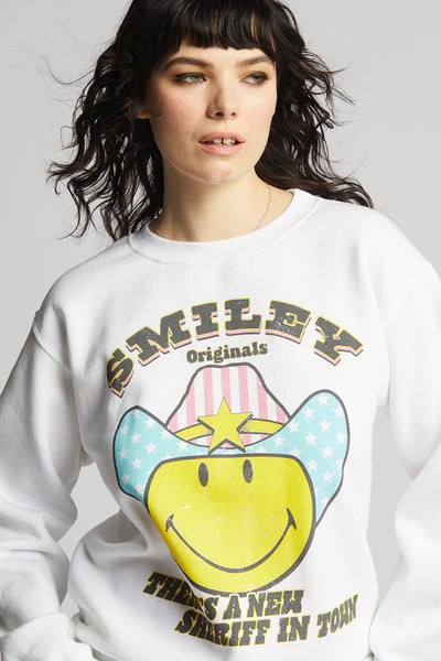 Smiley New Sheriff In Town Sweatshirt