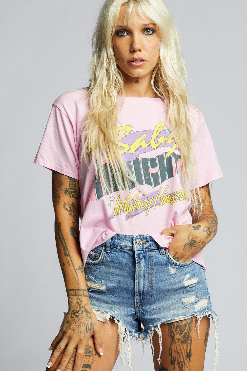 Whitney Houston I’m Your Baby Tonight Cropped Tee