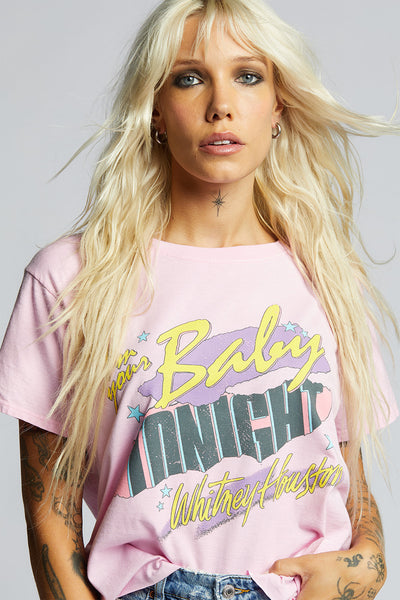 Whitney Houston I’m Your Baby Tonight Cropped Tee