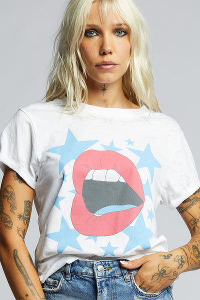 Rock Stars Never Die Lips Tee