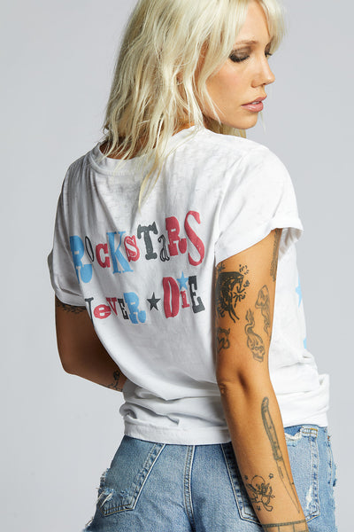 Rock Stars Never Die Lips Tee