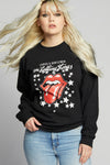 The Rolling Stones Stars Fitted Sweatshirt