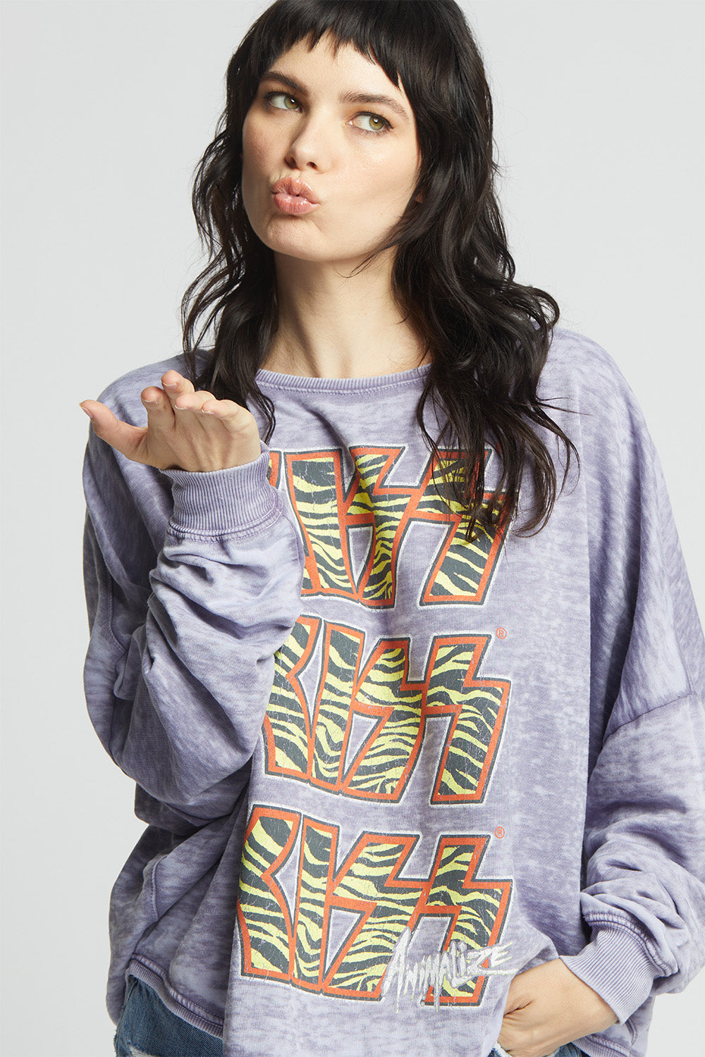 KISS One Size Fleece Sweatshirt