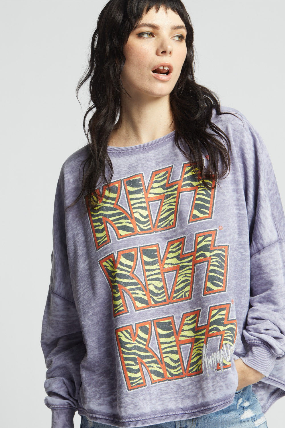 KISS One Size Fleece Sweatshirt