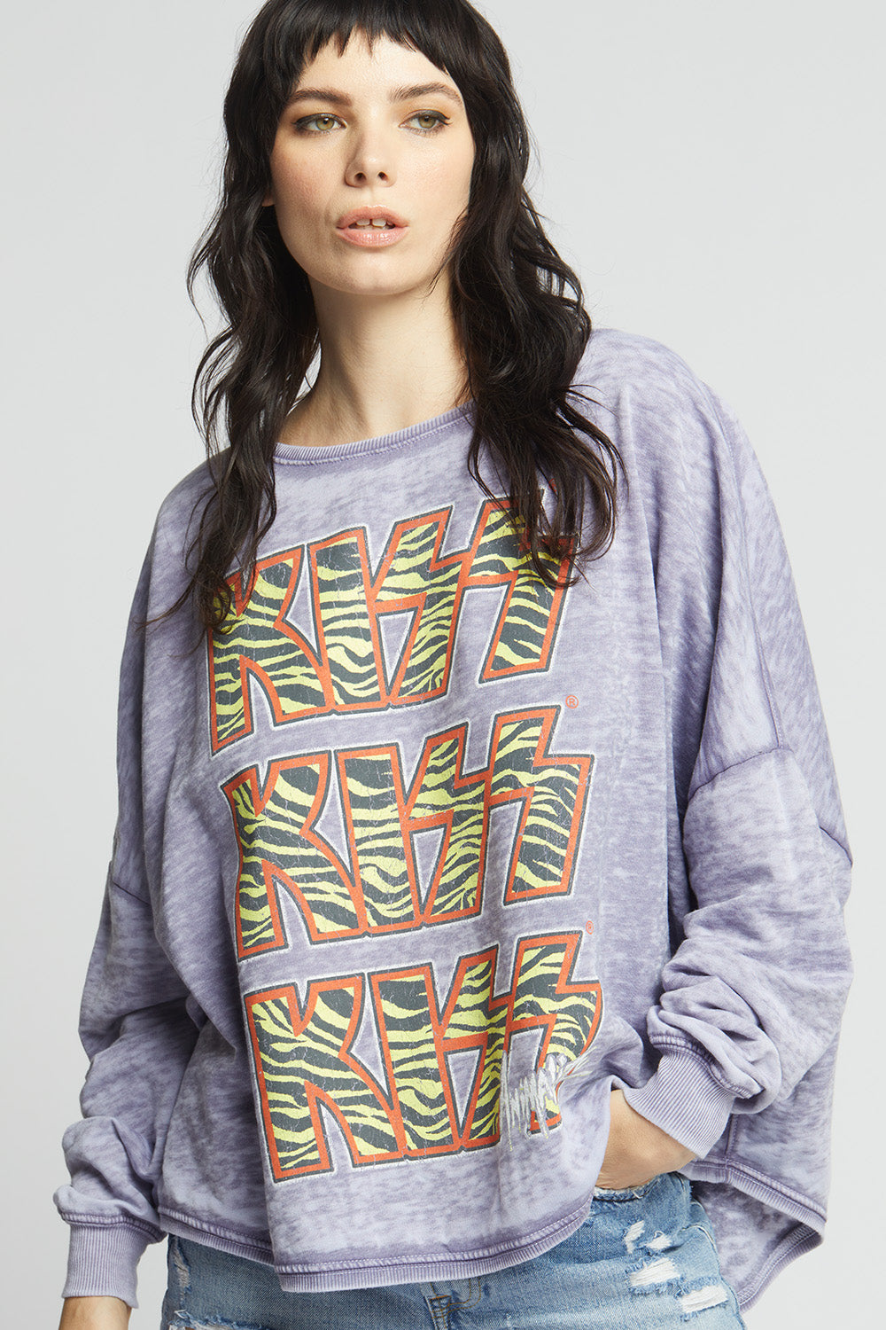 KISS One Size Fleece Sweatshirt