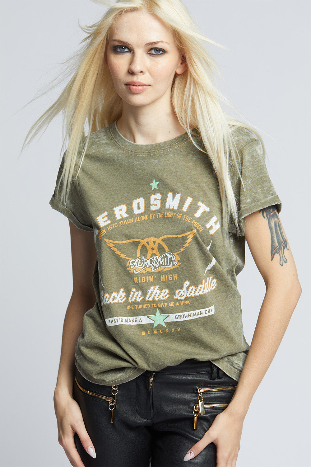 Aerosmith Ridin’ High Vintage Band Graphic Tee