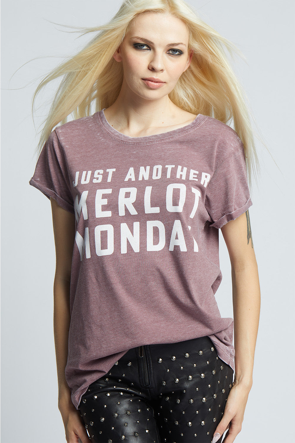 Merlot Monday Vintage Style Statement Tee