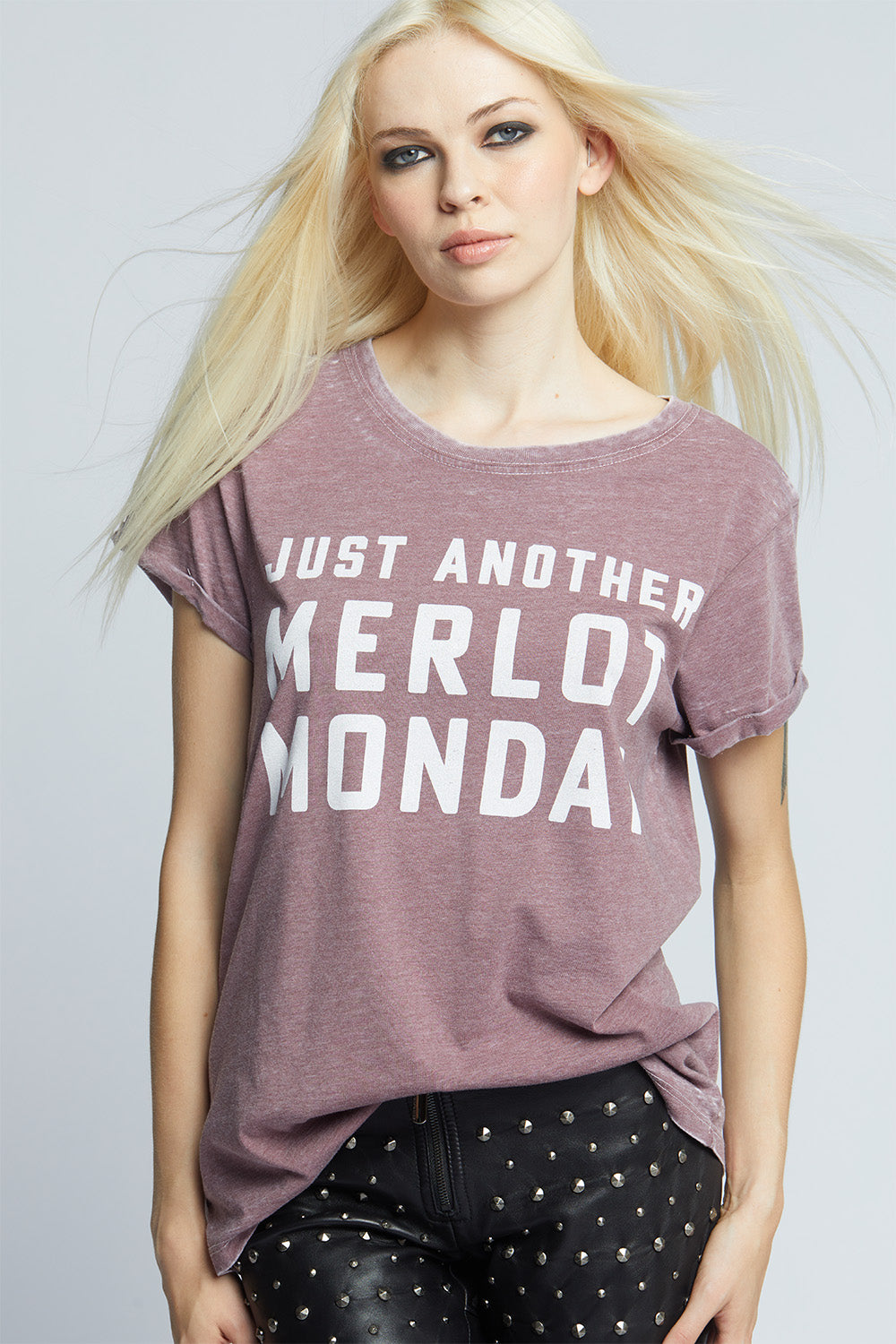 Merlot Monday Vintage Style Statement Tee