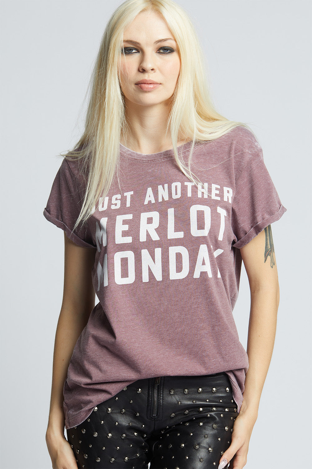 Merlot Monday Vintage Style Statement Tee