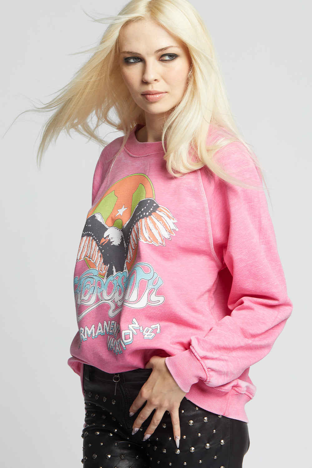 Aerosmith Permanent Vacation 1987 Sweatshirt