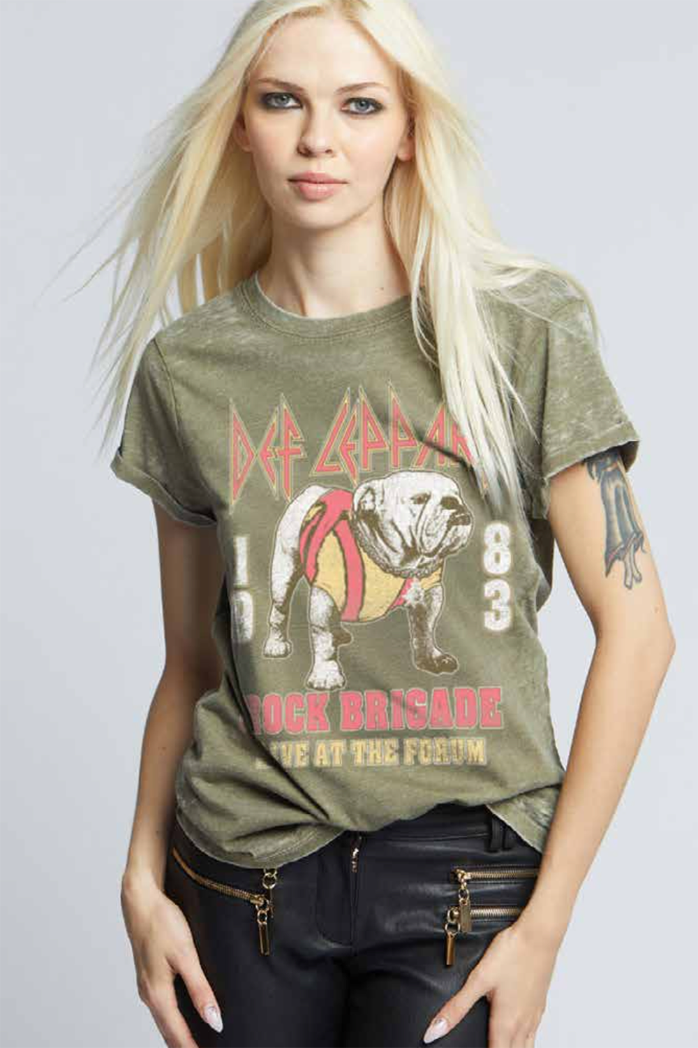 Def Leppard 1983 Rock Brigade Tee
