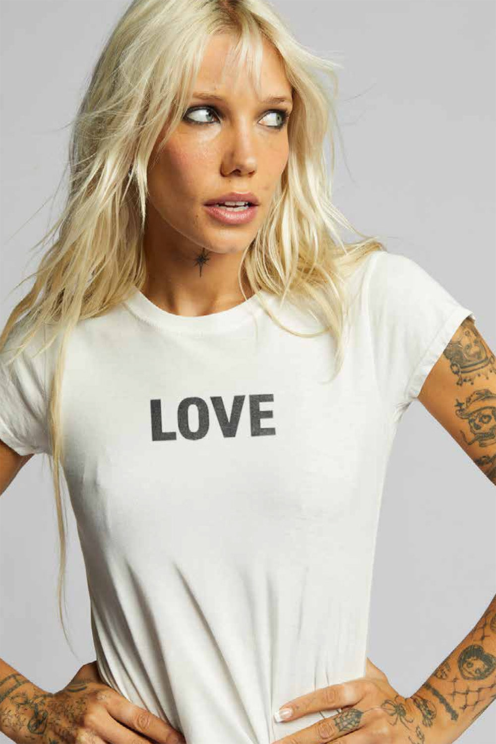 LOVE Embroidered Baby Tee