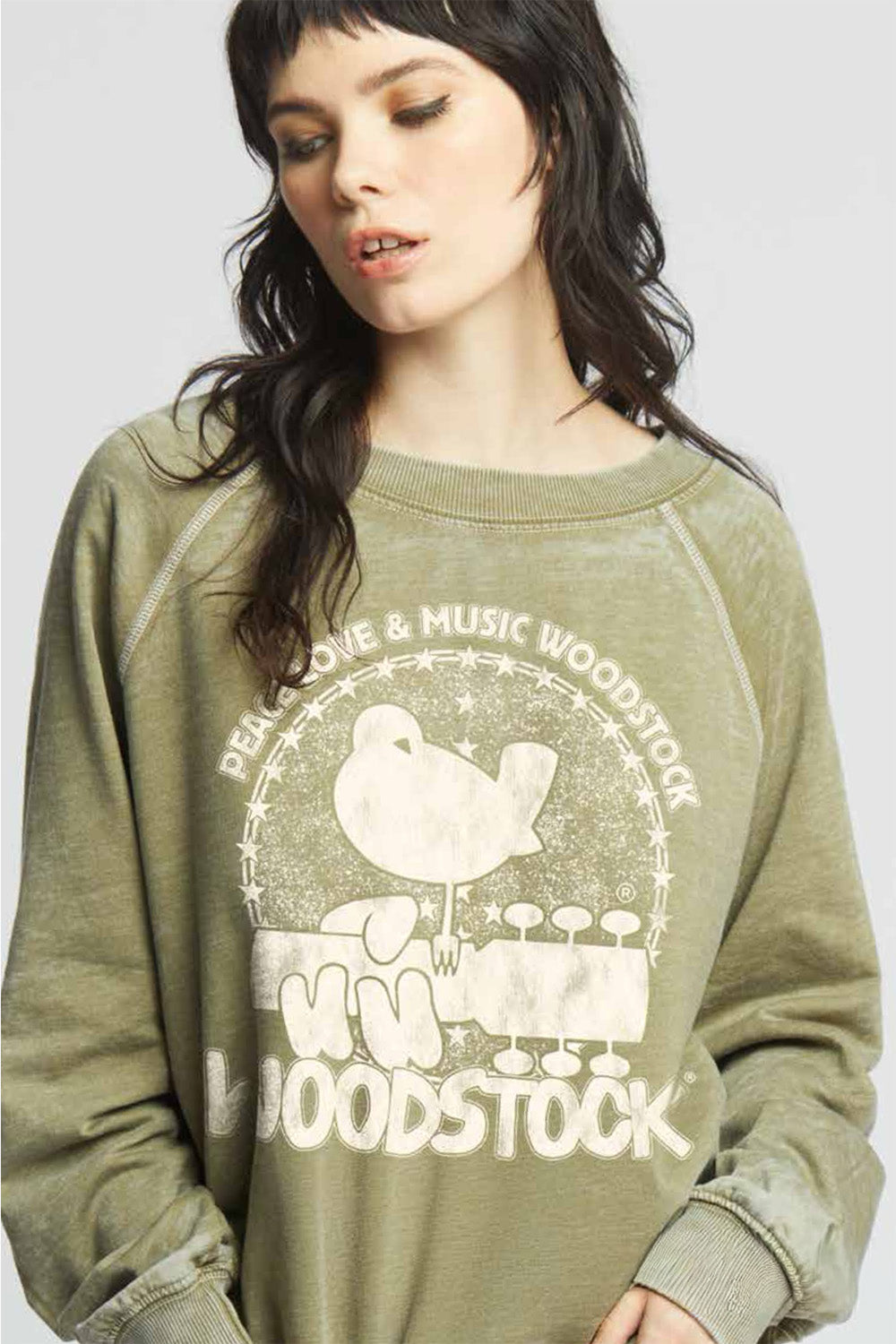 Woodstock Peace, Love, Music Sweatshirt