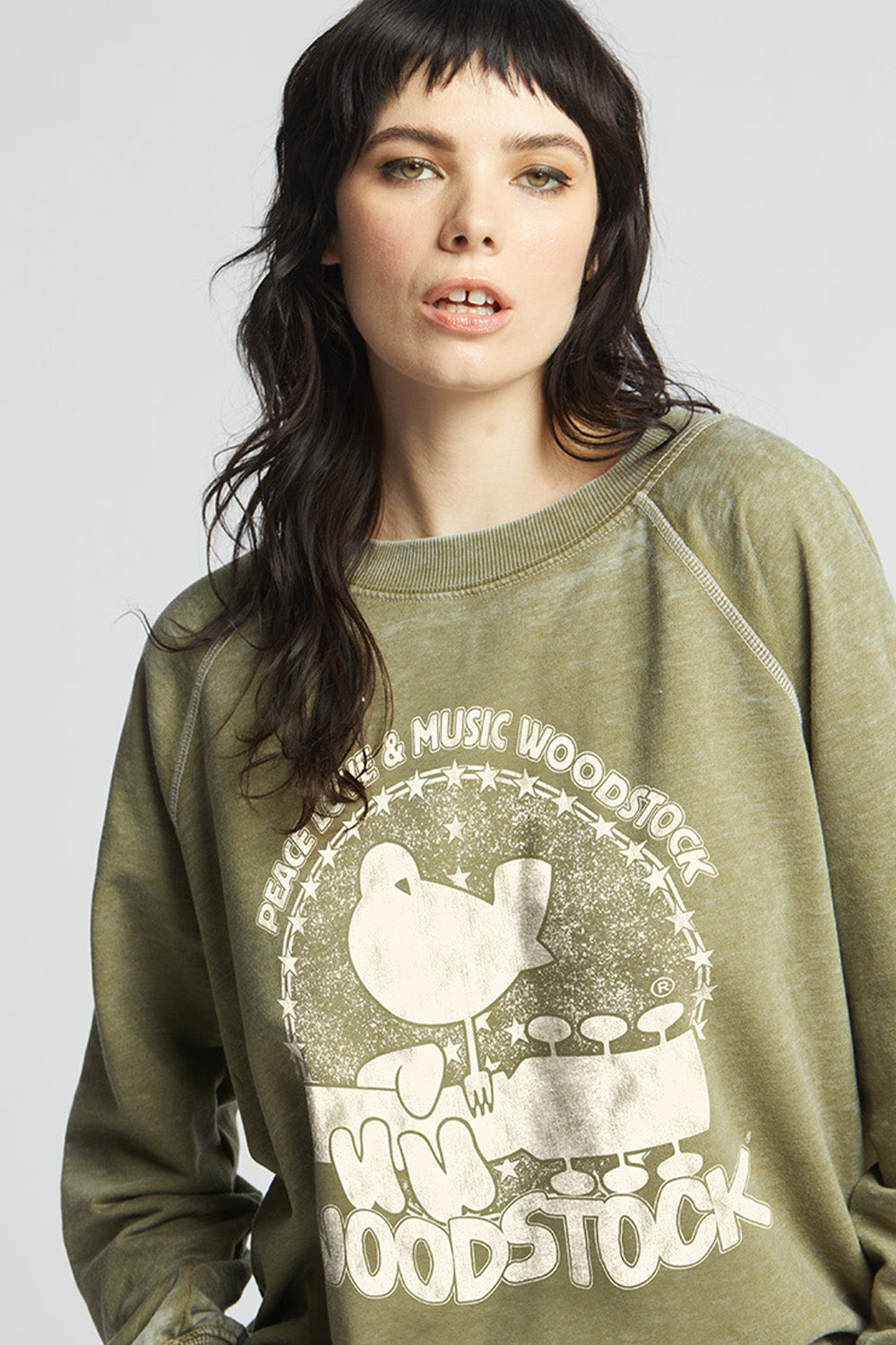 Woodstock Peace, Love, Music Sweatshirt